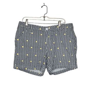 COLUMBIA PFG Super Bonehead Shorts Sailboat Print Cotton Womens Size 14